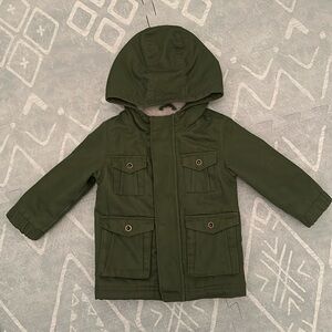 Cat & Jack Green Utility Parka (size 12m)